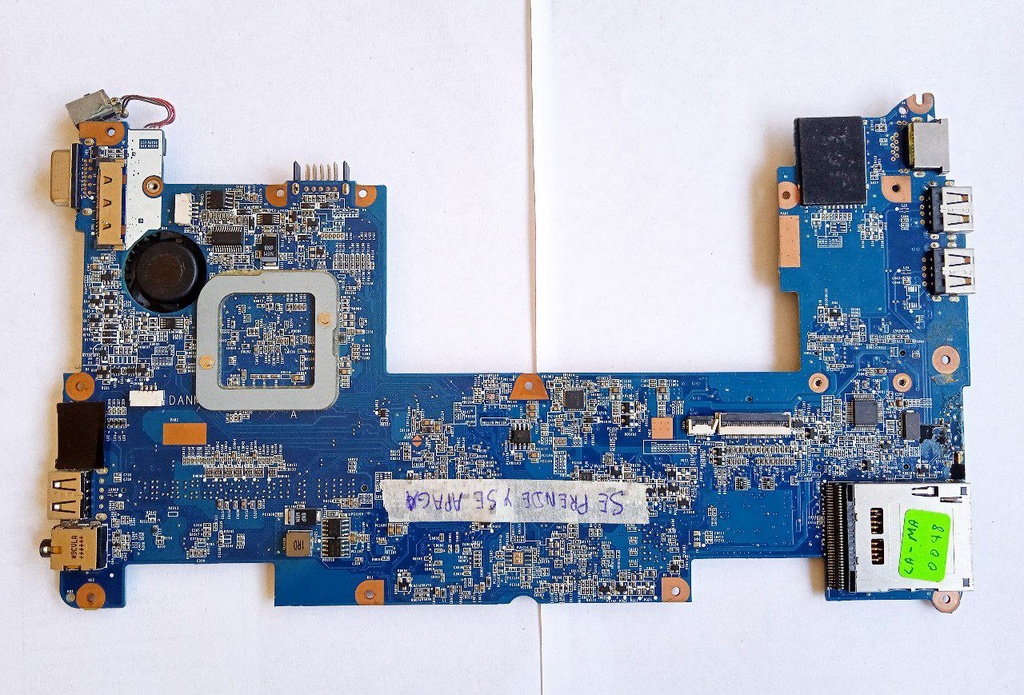 Motherboard para laptop  HP Mini 210-1000 P/N: 598011-001/DANM6AMB6F0 (solo para repuesto)