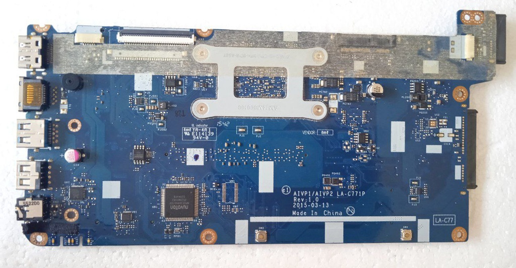 Motherboard para laptop Lenovo Ideapad 100-15IBY, B50-10 cód: LA-C771P ( solo para repuesto)