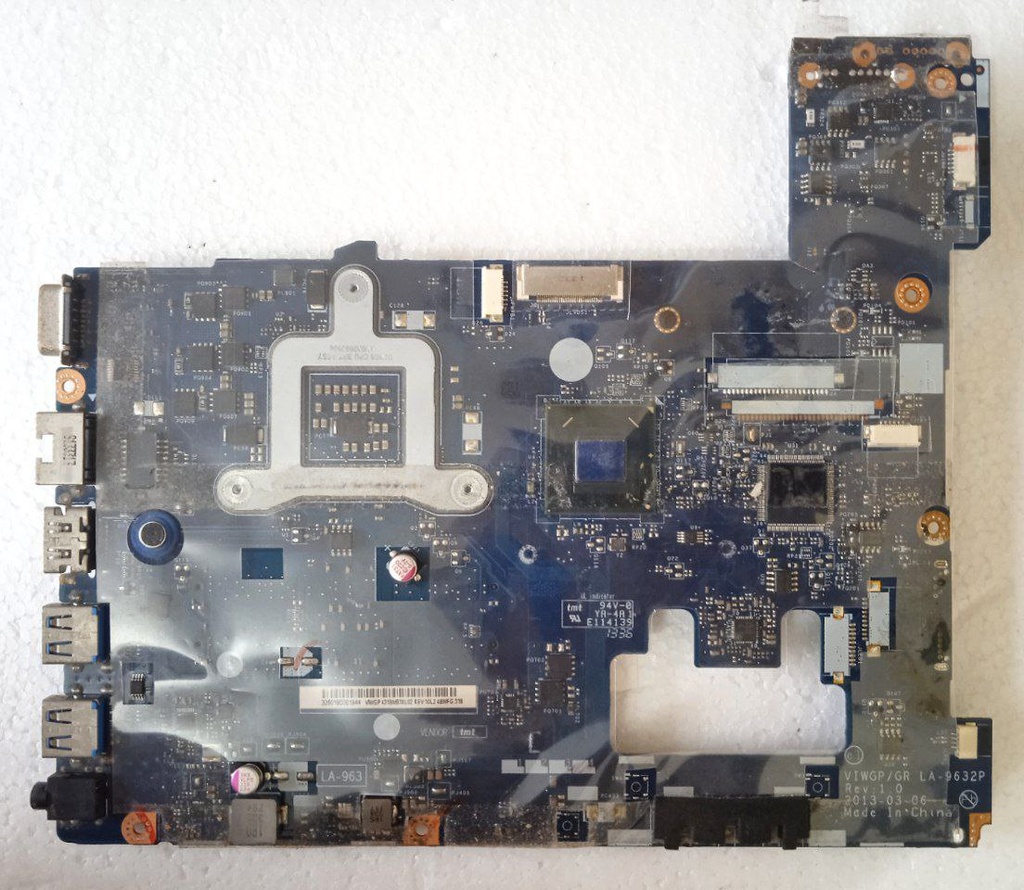 Motherboard para laptop Lenovo G500 cód: VIWGP/GR, LA-9632P (solo para repuesto)