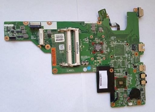 Motherboard para laptop HP Compaq Presario CQ43-101 CQ43-102 P/N: 01015PM00-600-G  / 657324-001(solo para repuesto)